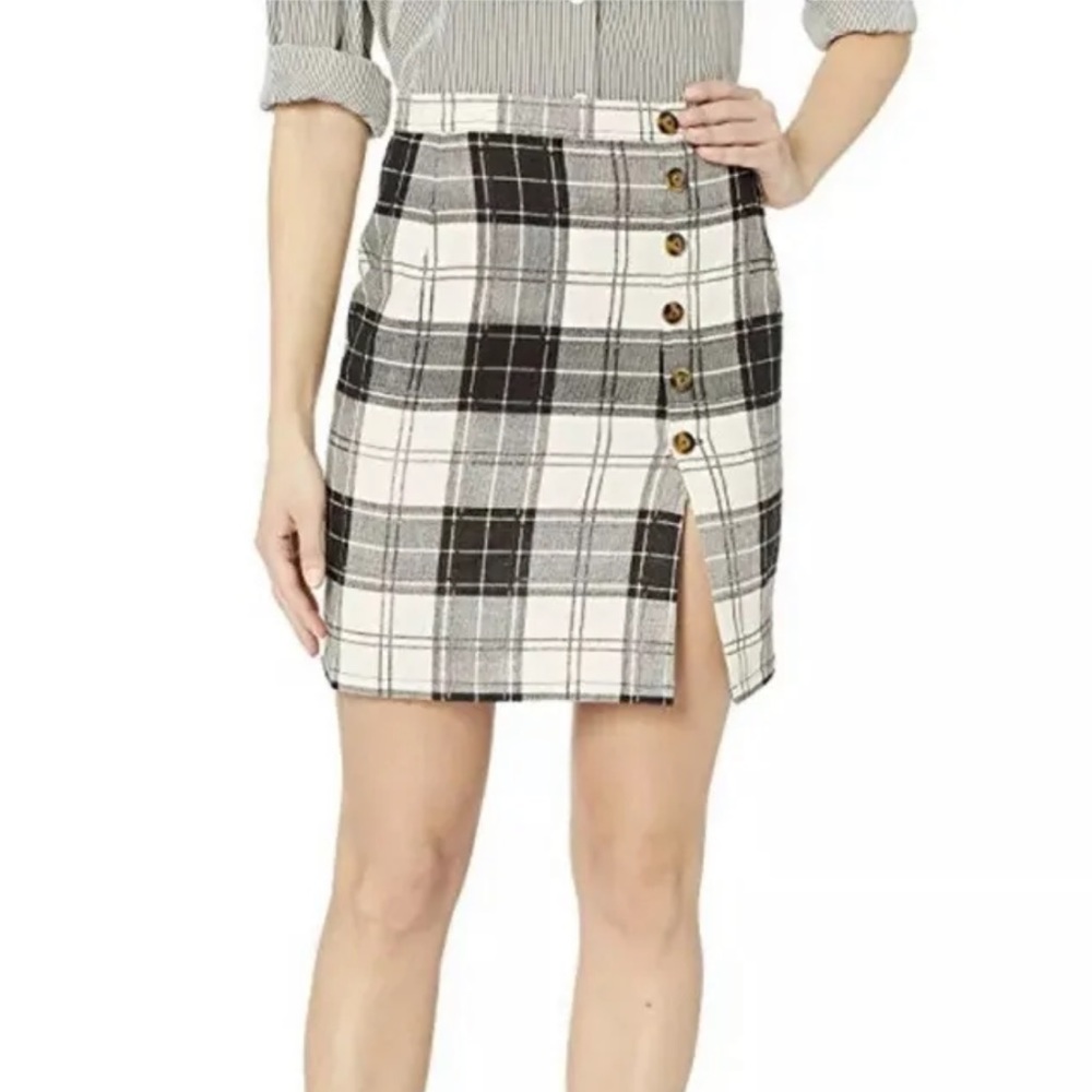 Jen’s Pirate Booty x Free People Seattle Sound Plaid Mini Skirt